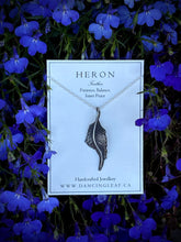 Load image into Gallery viewer, Feather Necklace -Heron-
