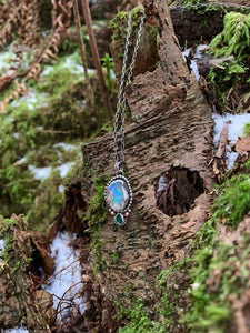 Opal & Emerald Necklace