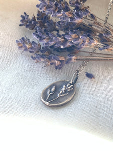 lavender pendant 