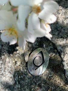 Nature inspired silver necklace, Canada