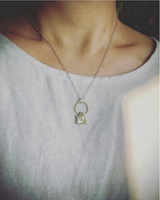 Load image into Gallery viewer, Rutilated Quartz Necklace -triangle-
