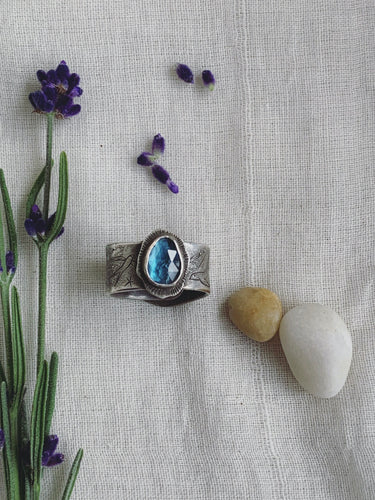 Blue Topaz Ring 