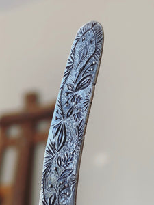 snake engraving