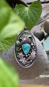 Forest Treasures -Mushrooms & Turquoise- L