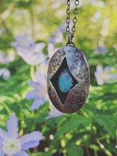 Load image into Gallery viewer, Shadow Box Necklace ✴︎Opal ✴︎c✴︎
