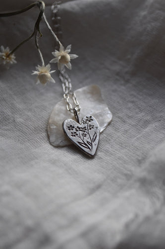 forget me not silver pendant, Canada