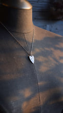 Load image into Gallery viewer, Engraved silver heart necklace for sale Canada
