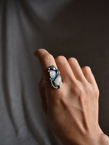dual opal ring 