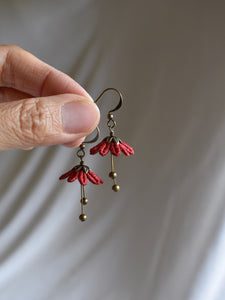 Ballerina // Lace Earrings ✴︎Red✴︎