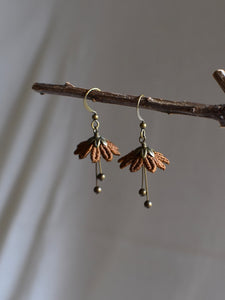 brown flower jewelry