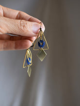 Load image into Gallery viewer, blue and gold jewelry
