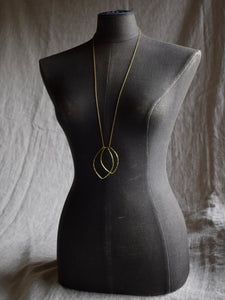 geometric long necklace vancouver