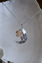 Load image into Gallery viewer, peach moonstone necklace
