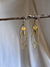 Load image into Gallery viewer, brass hoop earrings
