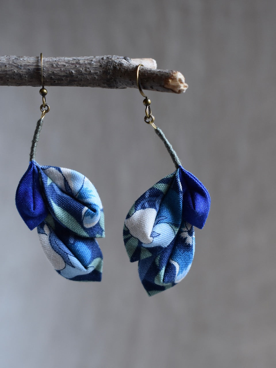 textile earrings