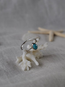 simple turquoise ring