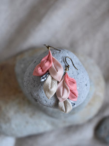 bridesmaids pink earrings
