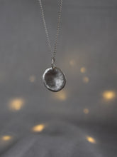 Load image into Gallery viewer, silver moon necklace 
