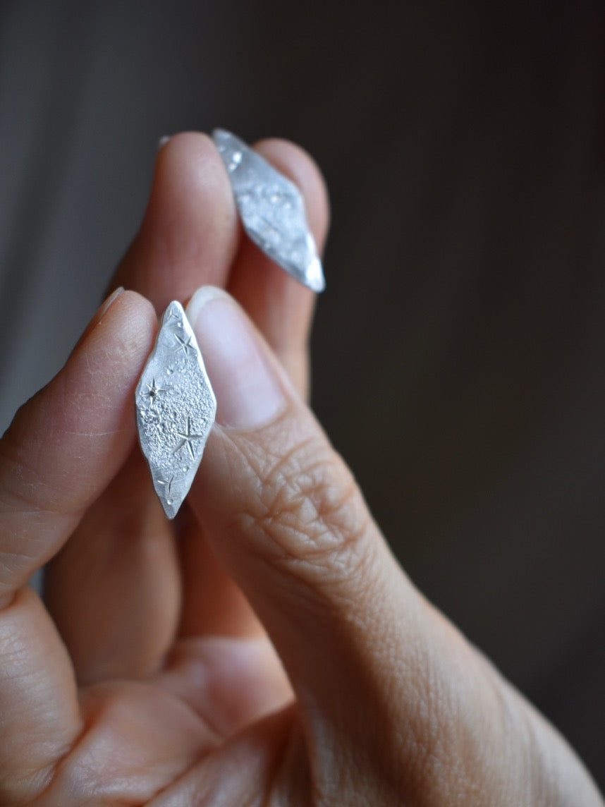 Celestial stud earrings