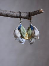 Load image into Gallery viewer, fabric earrings 
