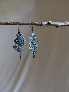 hand dyed lace earrings canada