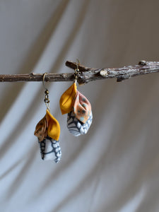 dancing leaf earrings