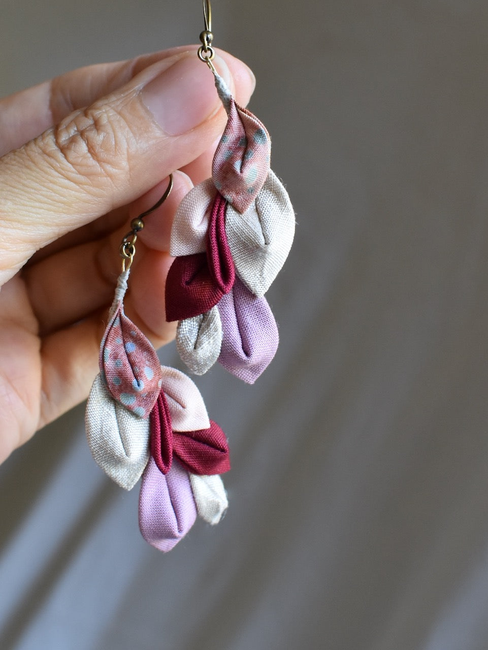 pink shades earrings