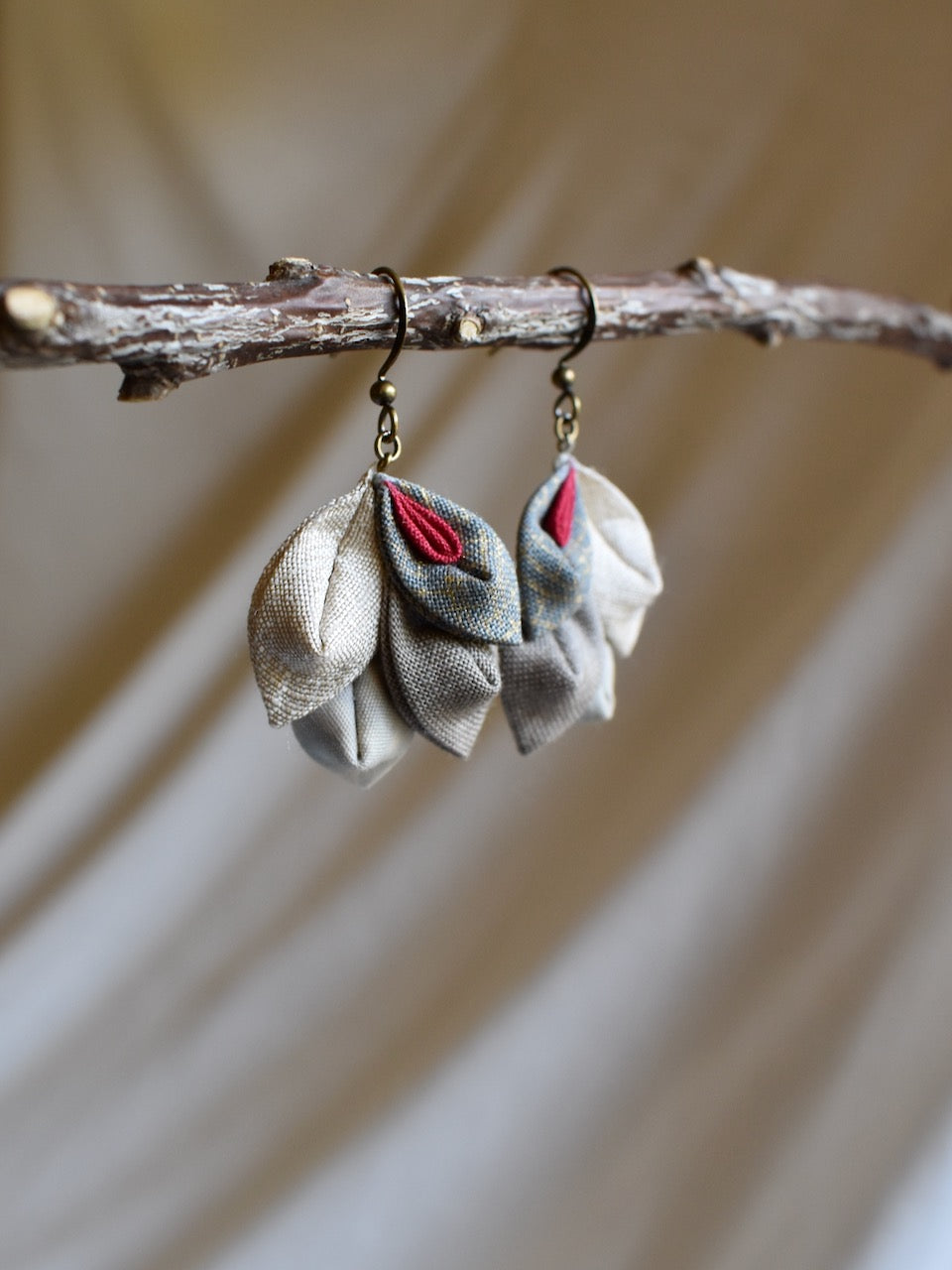 handcrafted fabric jewellery