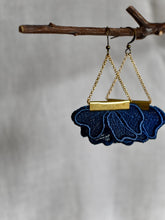 Load image into Gallery viewer, Tullia // Lace Earrings ✴︎Blue✴︎
