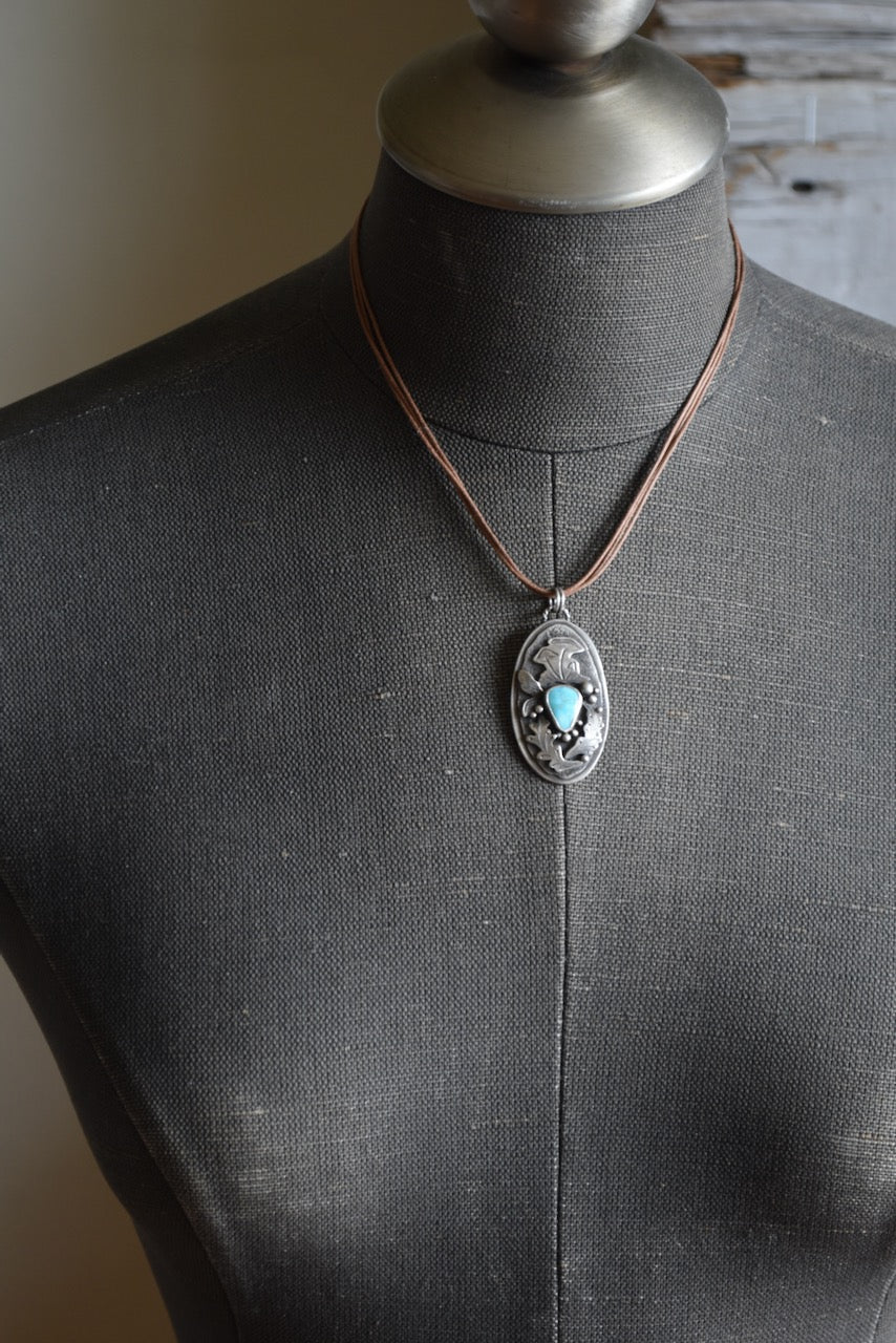 Forest Treasures -Mushrooms & Turquoise- L