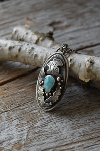 Forest Treasures -Mushrooms & Turquoise- L