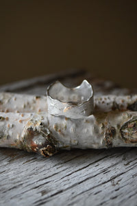 Adjustable sterling silver ring