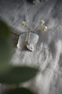 delicate silver heart pendant for sale Canada