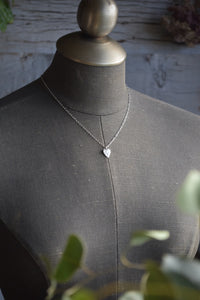 silver heart pendant necklace for sale Canada