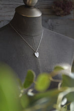 Load image into Gallery viewer, Silver Heart Necklace -Forget me not - 361
