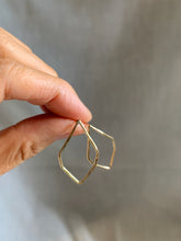 Load image into Gallery viewer, geometric earrings 14k gold filled
