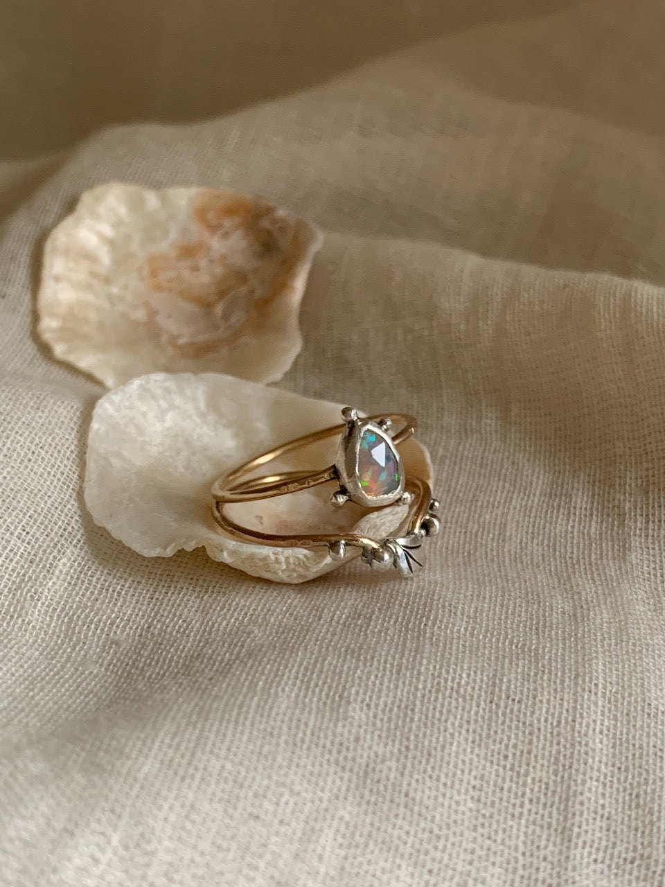 Enchanted Forest Dew Drops Rings ✴︎Opal✴︎