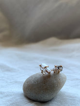 Load image into Gallery viewer, double terminated quartz stud earrings
