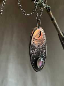 Forest Spirit Necklace  Purple Labradorite Canada