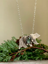Load image into Gallery viewer, West Coast Nature -Mama Bear Necklace- Green Kyanite
