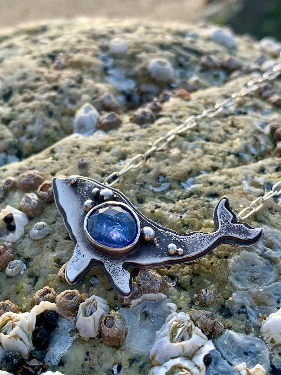West Coast Nature -Whale- Tanzanite Necklace