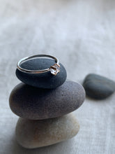 Load image into Gallery viewer, herkimer diamond pinky ring
