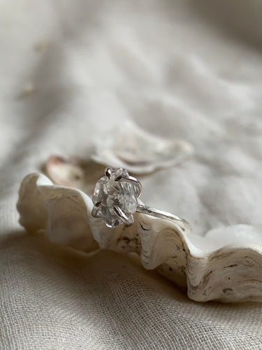 herkimer diamond silver ring canada