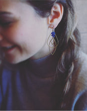 Load image into Gallery viewer, brass hoop earrings
