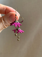 Load image into Gallery viewer, Dancing Leaf Design lace earrings for sale
