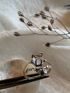 vintage style crystal ring for sale