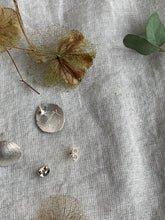 Load image into Gallery viewer, Silver Petal Earrings -Hydrangea Sepals- b -
