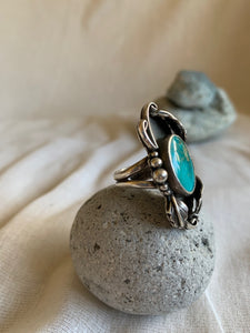 handcrafted turquoise ring