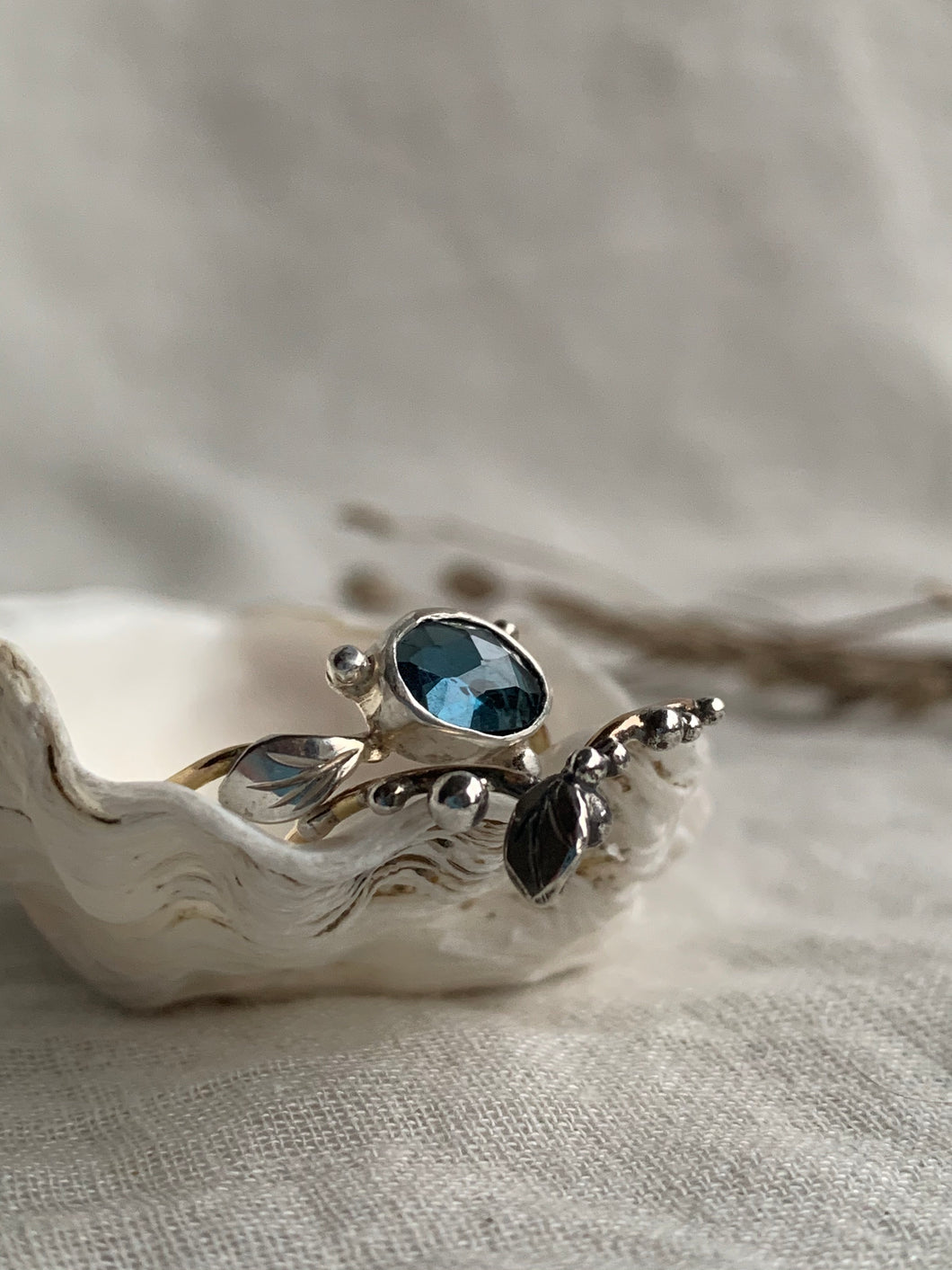 Enchanted Forest Dew Drops Rings ✴︎London Blue Topaz✴︎