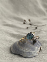 Load image into Gallery viewer, Enchanted Forest Dew Drops Rings ✴︎London Blue Topaz✴︎
